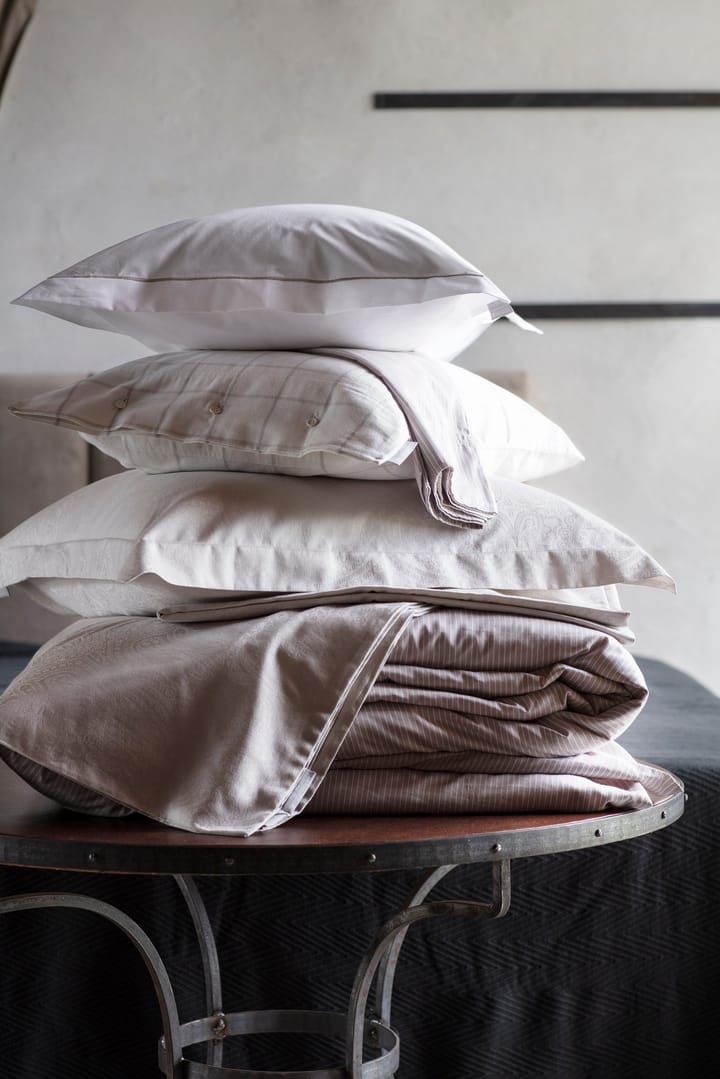 Hotel ライト Flannel ピローケース 50x90 cm, White-light beige Lexington | レキシントン