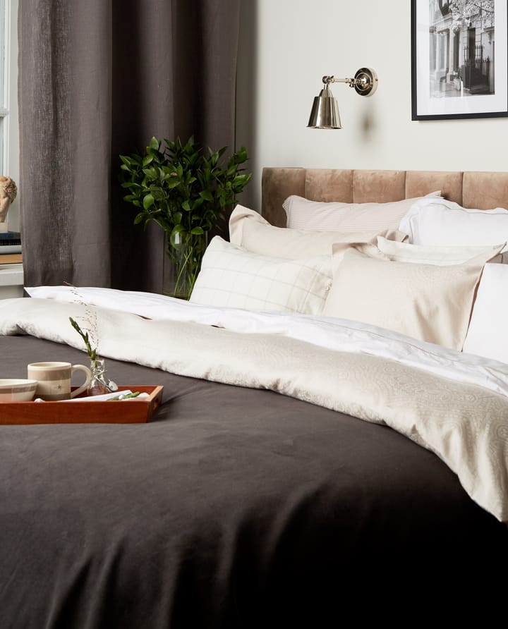 Hotel ライト Flannel ピローケース 50x90 cm, White-light beige Lexington | レキシントン