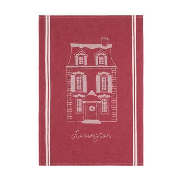 House オーガニックコットン キッチンタオル 50x70 cm - Red-white - Lexington | レキシントン
