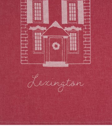 House オーガニックコットン キッチンタオル 50x70 cm - Red-white - Lexington | レキシントン