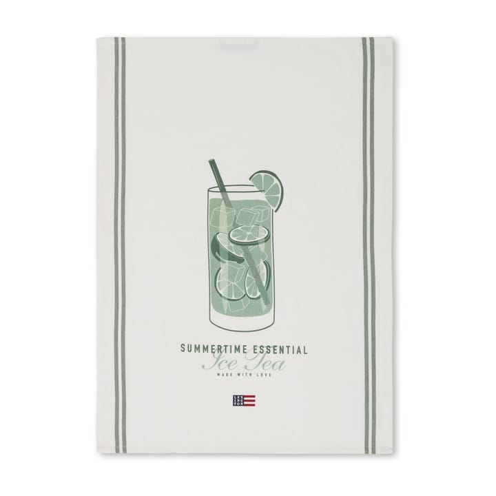 Ice Tea Organic Cotton Twill キッチンタオル 50x70 cm, White Lexington | レキシントン