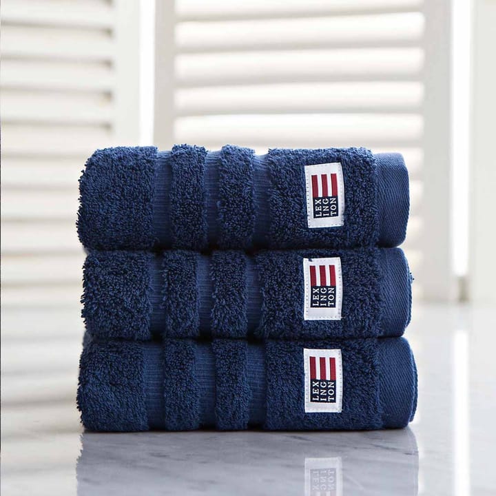 Icons オリジナル タオル 30x30 cm, navy Lexington | レキシントン