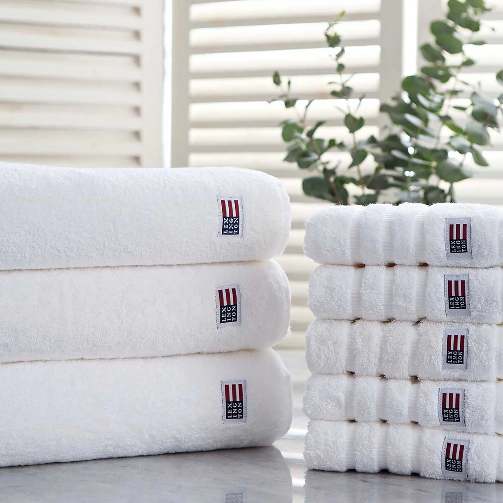 Icons オリジナル タオル 30x30 cm, white Lexington | レキシントン