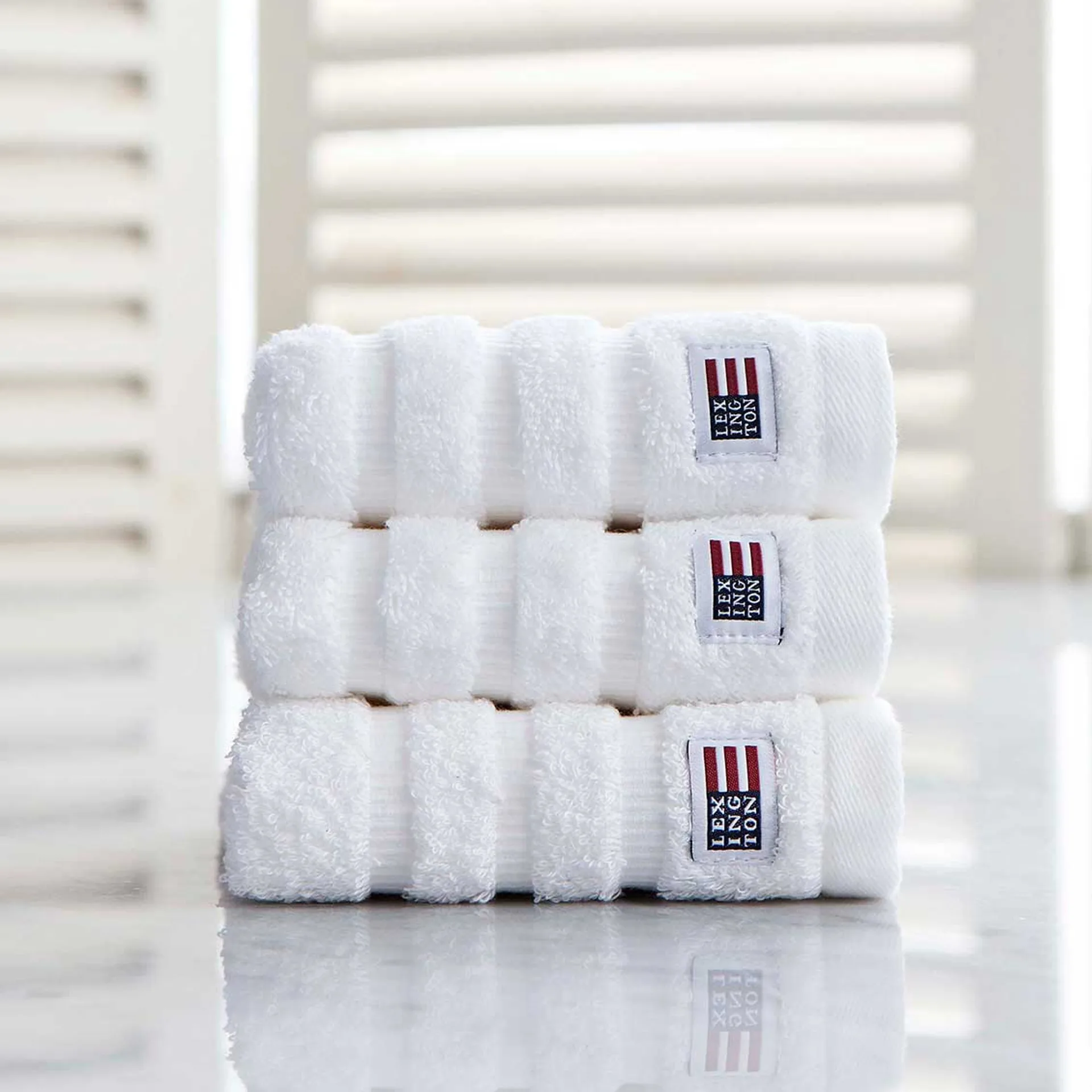 Icons オリジナルタオル 30x50 cm, white Lexington | レキシントン