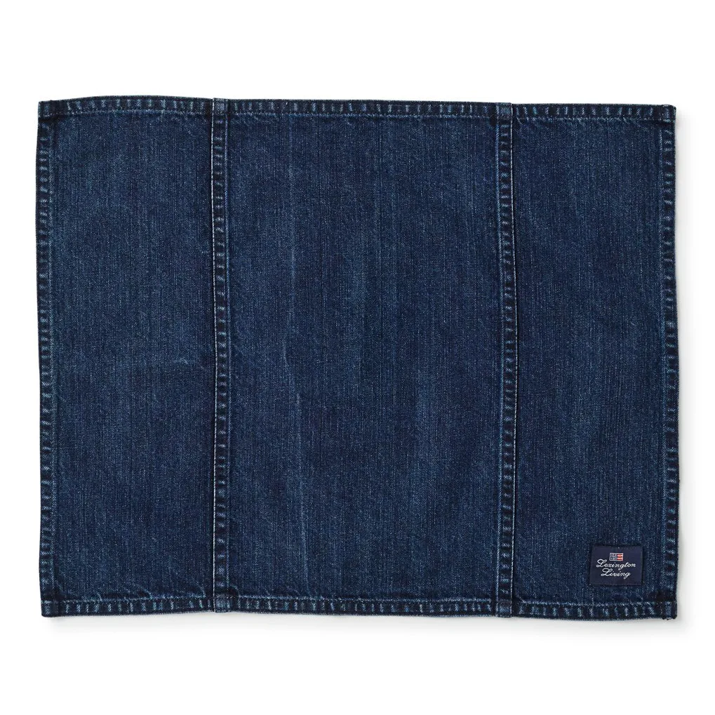 Lexington | レキシントン からのIcons デニム ランチョンマット 40x50