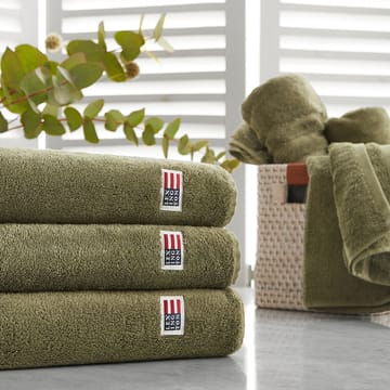 Icons オリジナルタオル 50x100 cm - dusty olive - Lexington | レキシントン