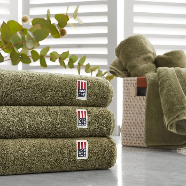 Icons オリジナル バスタオル 70x130 cm, dusty olive Lexington | レキシントン