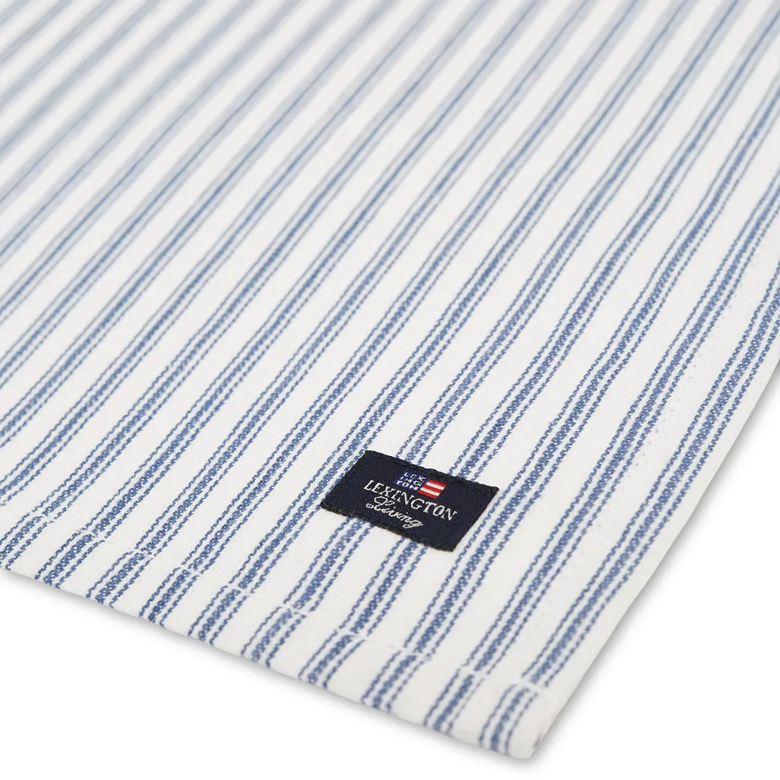 Icons Herringbone ストライプ ナプキン 50x50 cm, blue-white Lexington | レキシントン