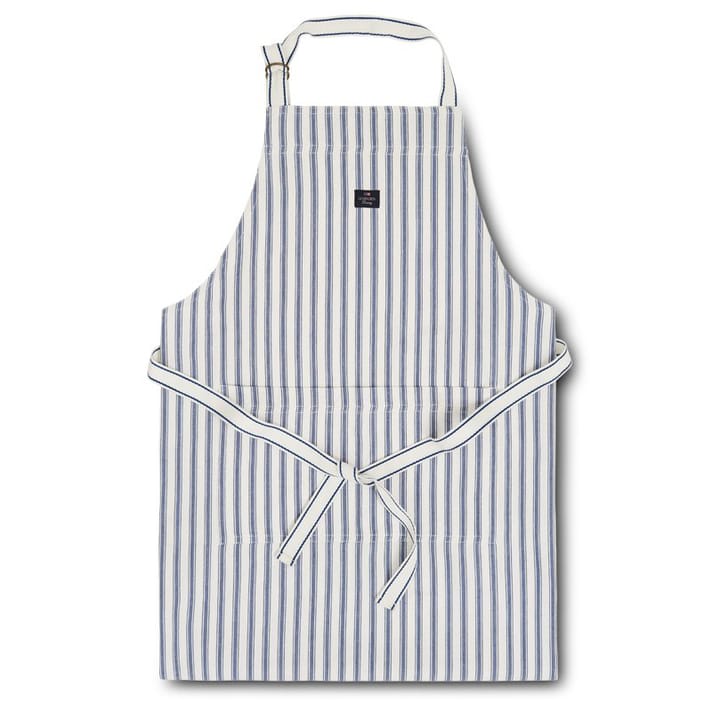 Icons Herringbone ストライプ エプロン - blue-white - Lexington | レキシントン