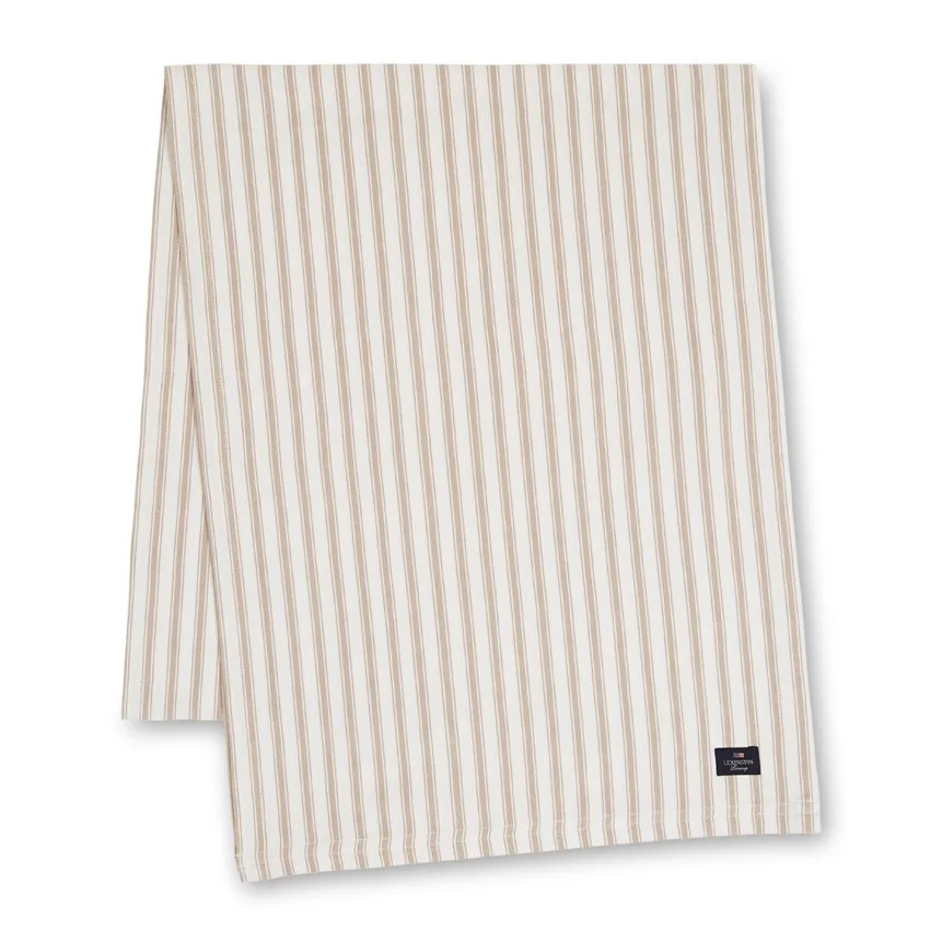 Icons Herringbone ストライプ runner 50x150 cm, beige-white Lexington | レキシントン