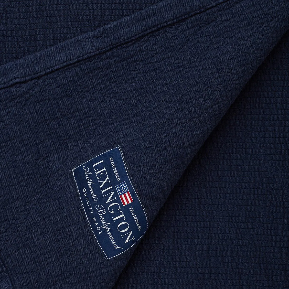 Icons Quilted ベッドスプレッド 160x240 cm, Dark blue Lexington | レキシントン