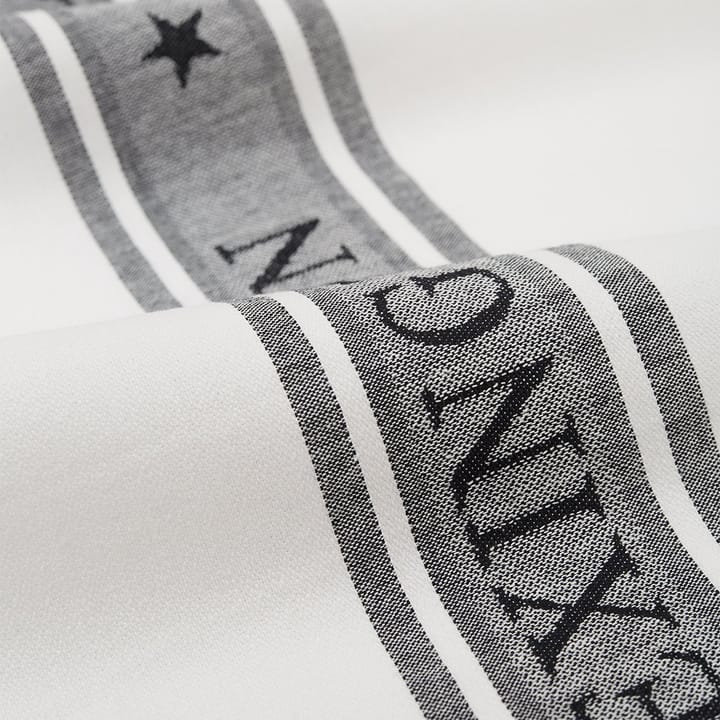 Icons Star キッチンタオル 50x70 cm, white-black Lexington | レキシントン