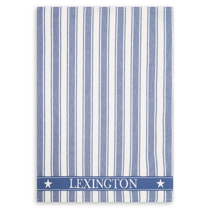 Icons Waffle ストライプ キッチンタオル 50x70 cm - blue-white - Lexington | レキシントン