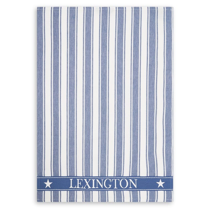 Icons Waffle ストライプ キッチンタオル 50x70 cm - blue-white - Lexington | レキシントン