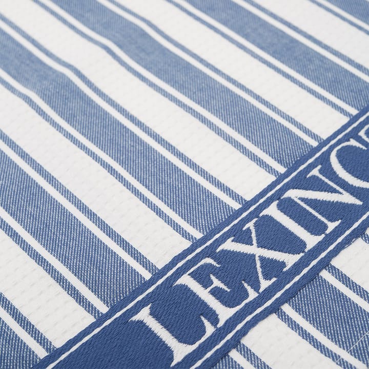 Icons Waffle ストライプ キッチンタオル 50x70 cm, blue-white Lexington | レキシントン