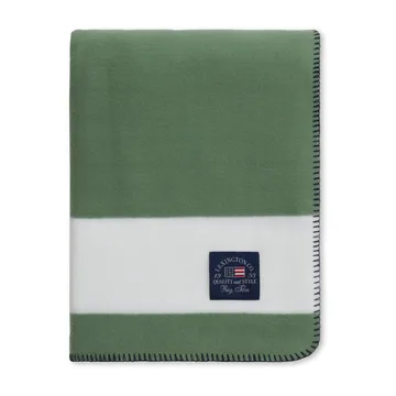 Irregular ストライプ フリースフィルト 130x170 cm - Green-White - Lexington | レキシントン