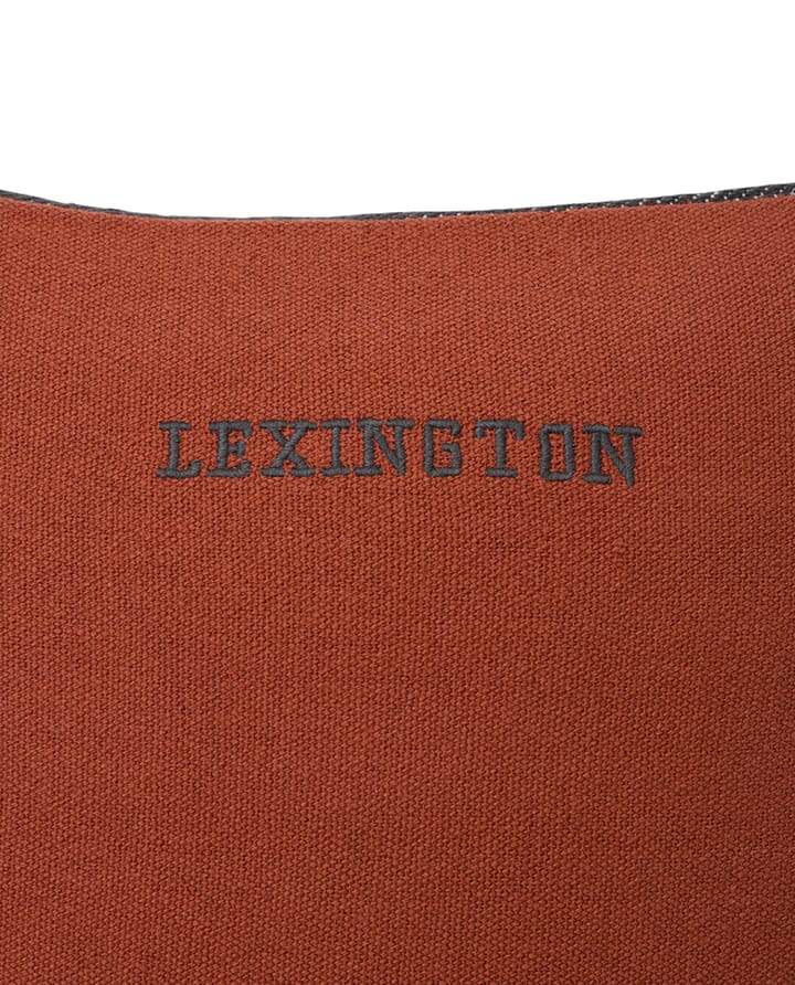 Irregular ストライプ コットン クッションカバー 50x50 cm, Copper-Grey Lexington | レキシントン