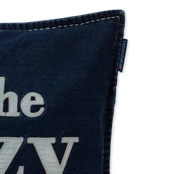 Lazy Days Denim Twill Cotton ピローケース 50x50 cm - Denim blue - Lexington | レキシントン