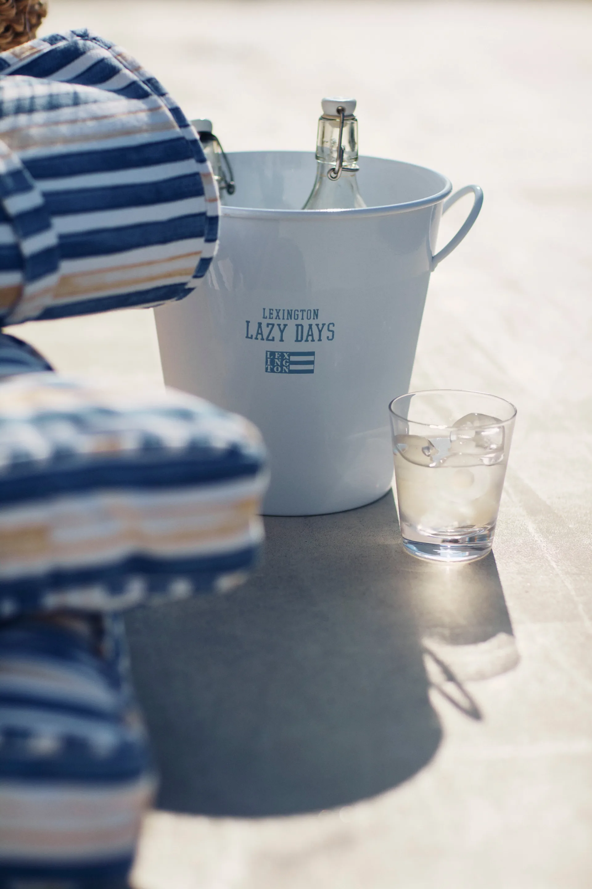 Lazy Days ice bucket Ø23 cm, White Lexington | レキシントン