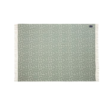 Leaves リサイクル ウール ジャガード ウールスロー 130x170 cm - Green - Lexington | レキシントン
