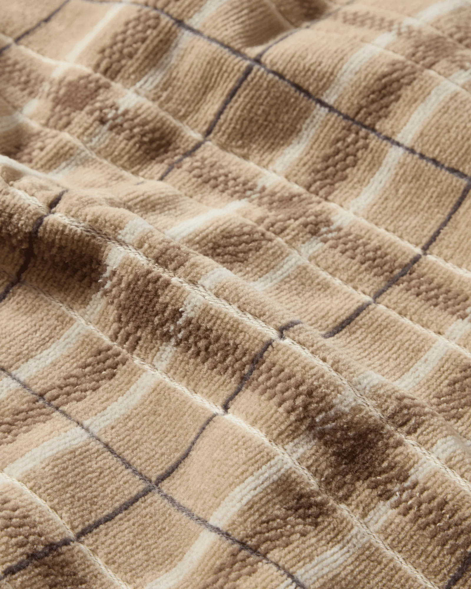 Lexington チェック柄 ハンドタオル 2枚組, Beige-grey Lexington | レキシントン