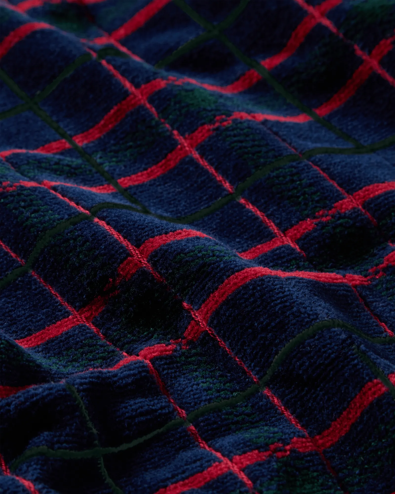 Lexington チェック柄 ハンドタオル 2枚組, Navy-green, 50x70 cm Lexington | レキシントン