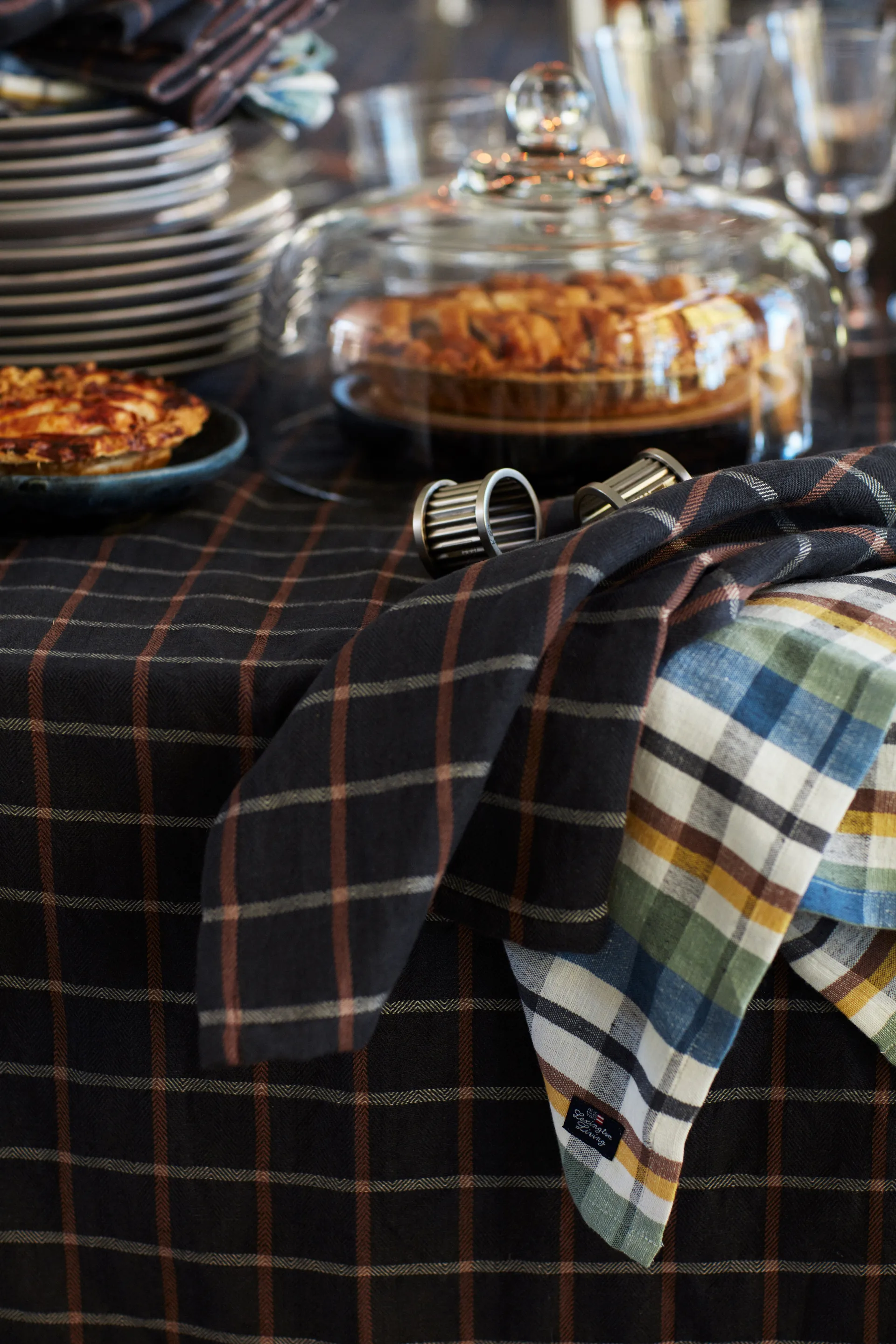 Lexington ナプキンリング ストライプ Ø4,8 cm, Brass Lexington | レキシントン