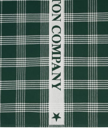 Lexington オーガニックコットン キッチンタオル 50x70 cm - Green-white - Lexington | レキシントン