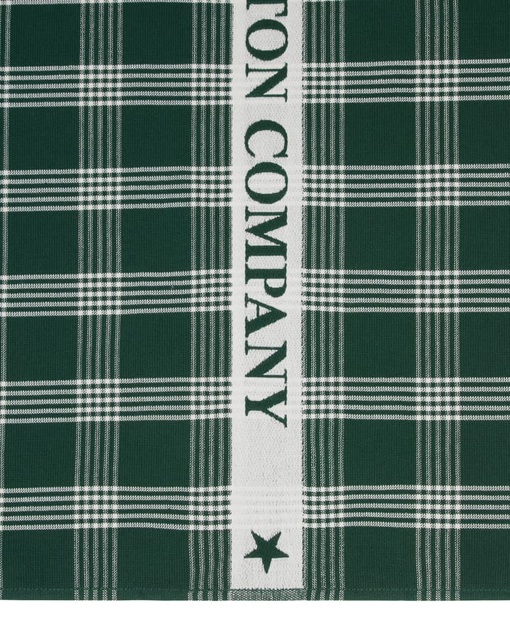 Lexington オーガニックコットン キッチンタオル 50x70 cm, Green-white Lexington | レキシントン