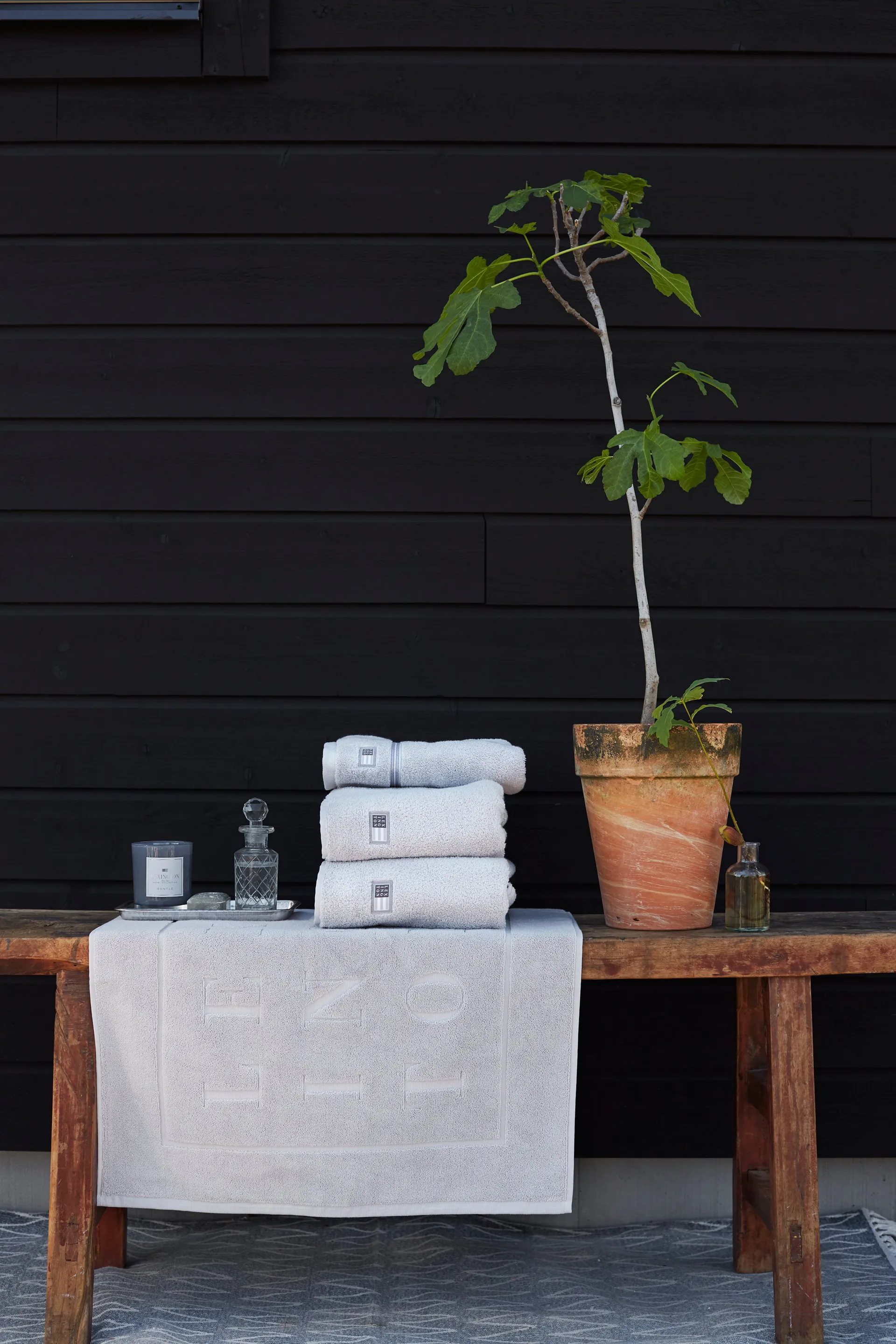 Lexington Hotel バスルームラグ 60x90 cm, Light grey Lexington | レキシントン