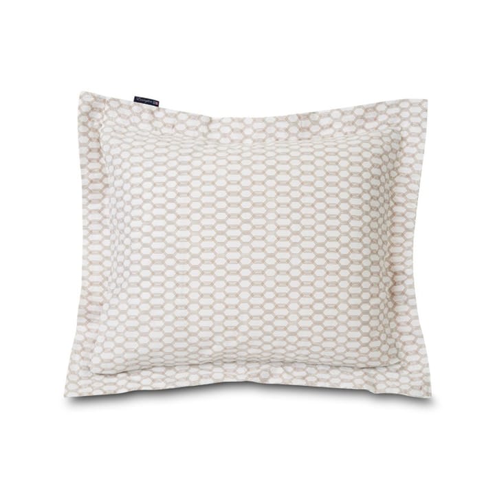 Lexington Printed ピローケース 50x60 cm, white-dark beige Lexington | レキシントン