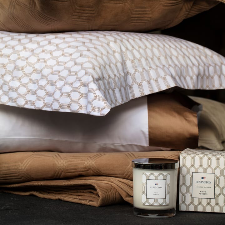 Lexington Printed ピローケース 50x60 cm, white-dark beige Lexington | レキシントン