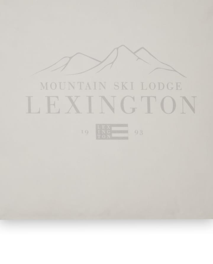 Lexington Printed コットン Poplin ピローケース 50x60 cm, White-light grey Lexington | レキシントン