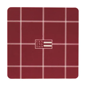 Lexington ラミネート コースター - Red-light beige, 9x9 cm, 4-pack - Lexington | レキシントン