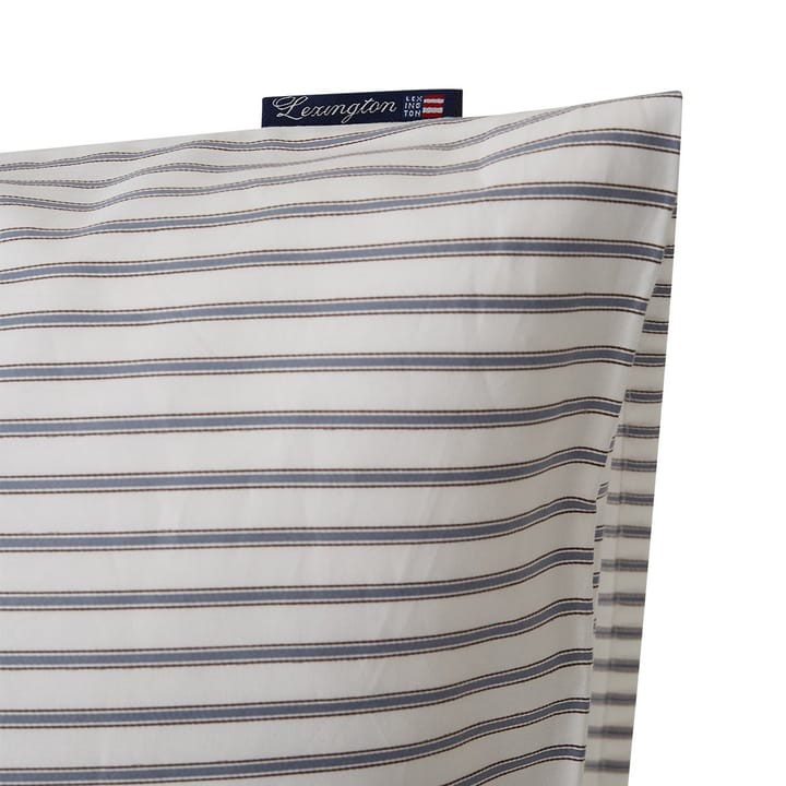 Lexington ストライプ ピローケース tencel 50x60 cm, white-steel blue Lexington | レキシントン