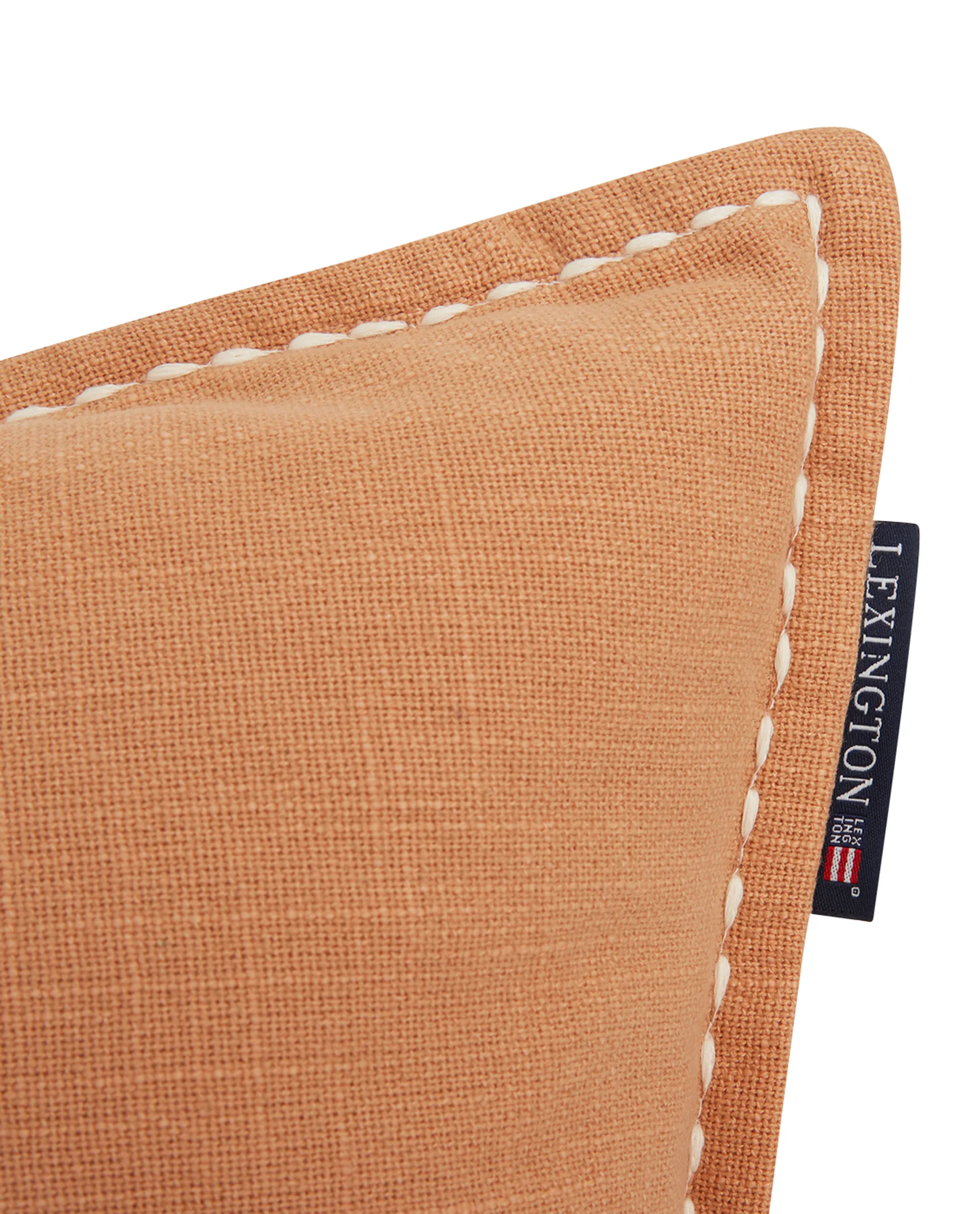 Life's A Beach 刺繍 クッションカバー 50x50 cm, Beige-white Lexington | レキシントン