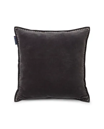 Logo Message ベルベットピローケース 50x50 cm - Grey - Lexington | レキシントン