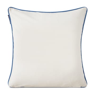 Logo Organic Cotton Twill クッションカバー 50x50 cm - White-blue - Lexington | レキシントン