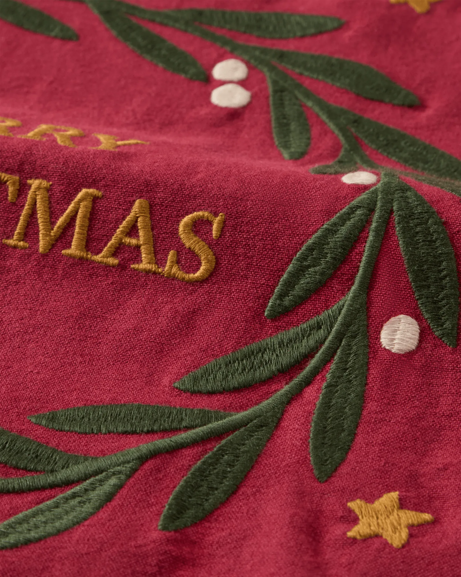 Merry Christmas Org Cotton キッチンタオル 50x70 cm, Red-Light beige Lexington | レキシントン