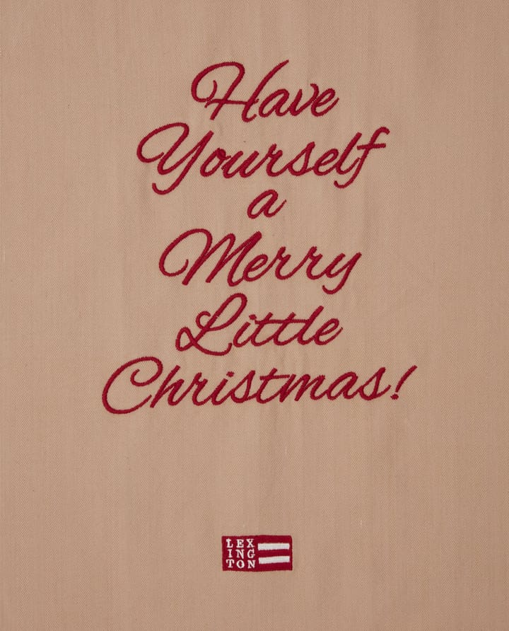 Merry Little オーガニックコットン キッチンタオル 50x70 cm, Beige-red Lexington | レキシントン
