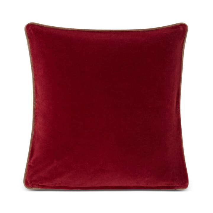 Merry Little Org コットン ベルベット クッション 50x50 cm, Red-beige Lexington | レキシントン