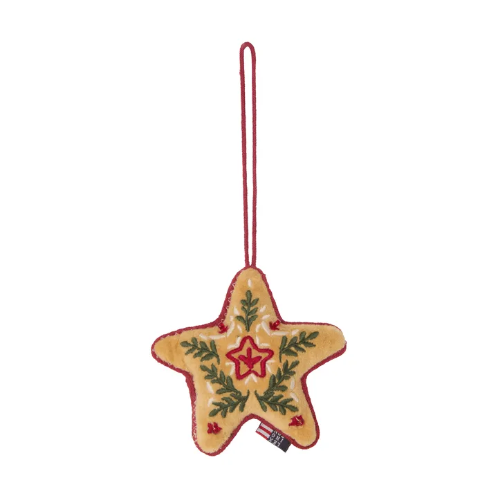 オーガニックコットン ベルベット クリスマスオーナメント - Multi, 10x11x3 cm - Lexington | レキシントン
