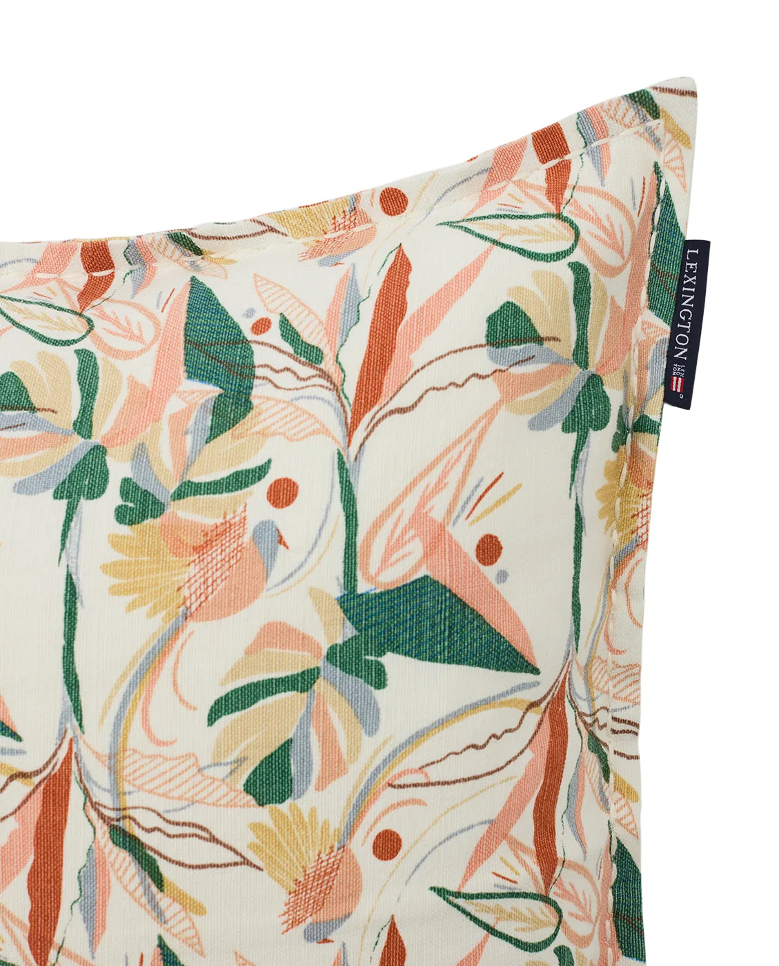 Multi Color Printed ピローケース 50x50 cm, White-multi Lexington | レキシントン