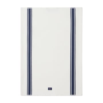 Organic Cotton Waffle キッチンタオル 50x70 cm - White-Dark blue - Lexington | レキシントン