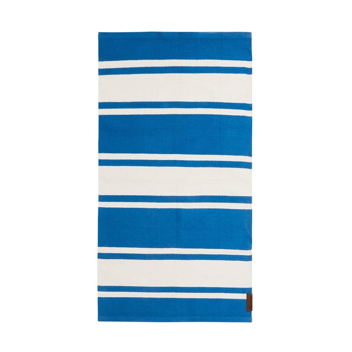 Organic Striped Cotton ラグ 170x240 cm - Blue-white - Lexington | レキシントン
