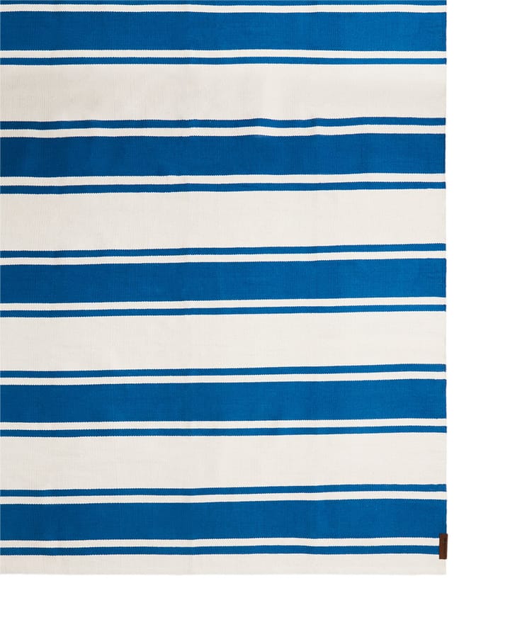 Organic Striped Cotton エントランス 70x130 cm, Blue-white Lexington | レキシントン