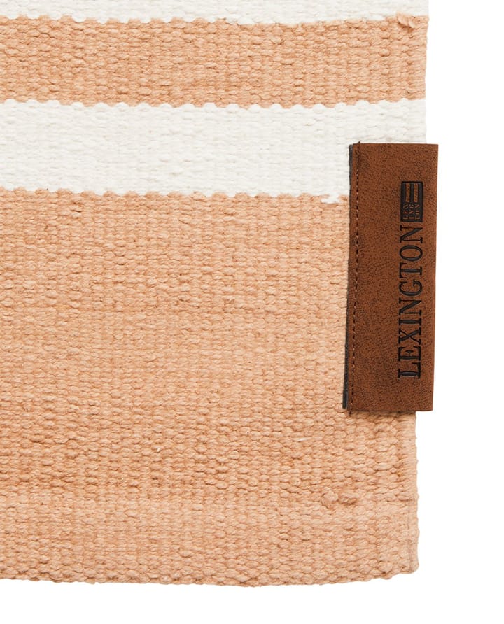 Organic Striped Cotton エントランス 80x220 cm, Beige-white Lexington | レキシントン
