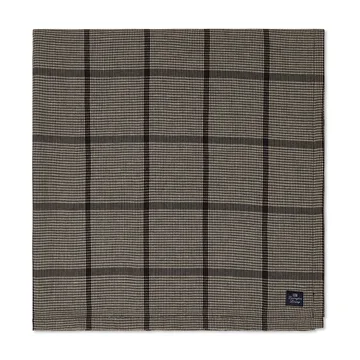 Pepita チェック コットンリネン テーブルクロス 150x250 cm - Dark Grey-beige - Lexington | レキシントン