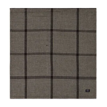 Pepita チェック コットンリネン ファブリックナプキン 50x50 cm - Dark Grey-beige - Lexington | レキシントン