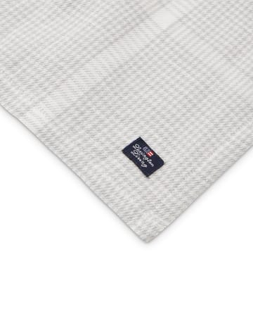 Pepita チェック コットンリネン ファブリックナプキン 50x50 cm - White-light grey - Lexington | レキシントン